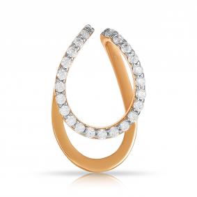 Золотая подвеска TALANT ПД 594 с цирконием ПД 594 фото